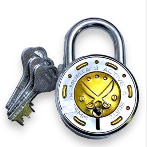 50 mm safety round active padlock